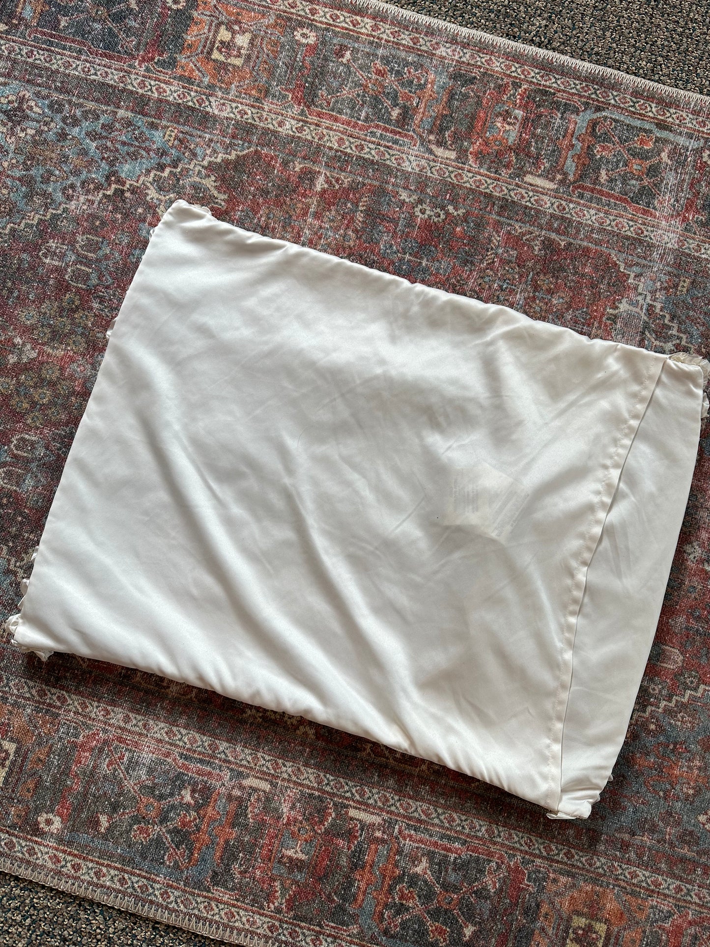 White Flower Pillow Case