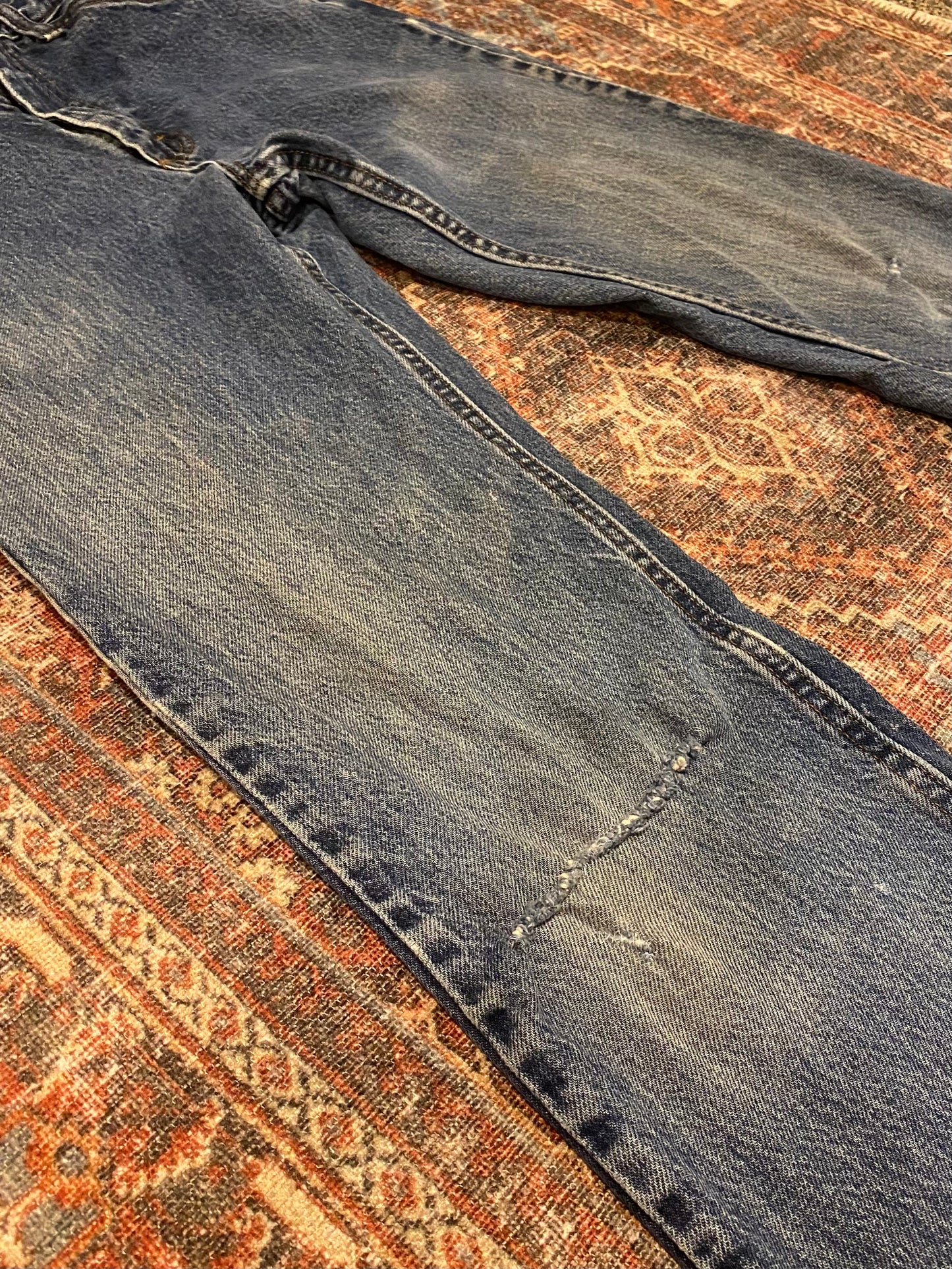 Distressed Lee Jeans