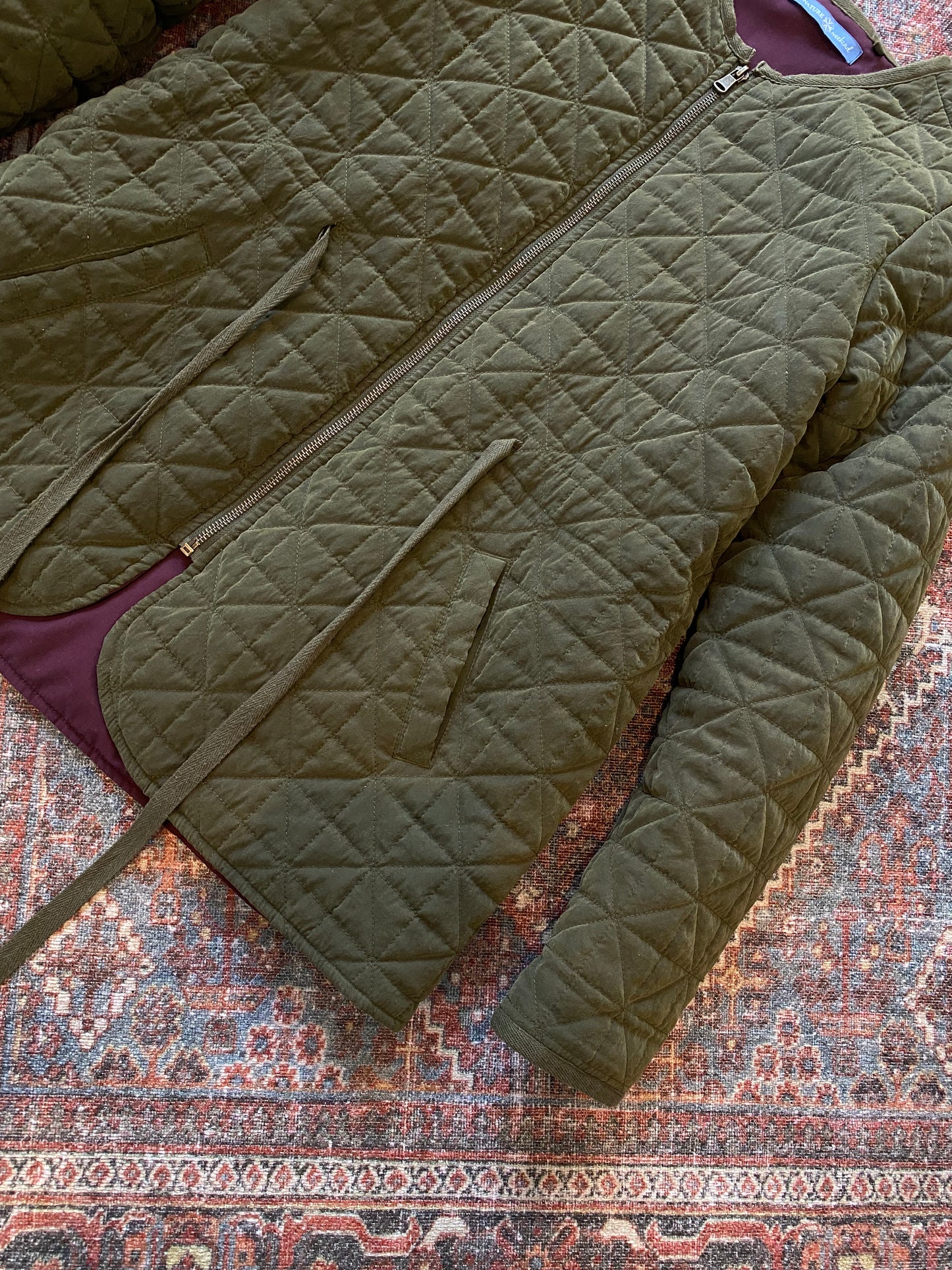 Green Quilted Jacket