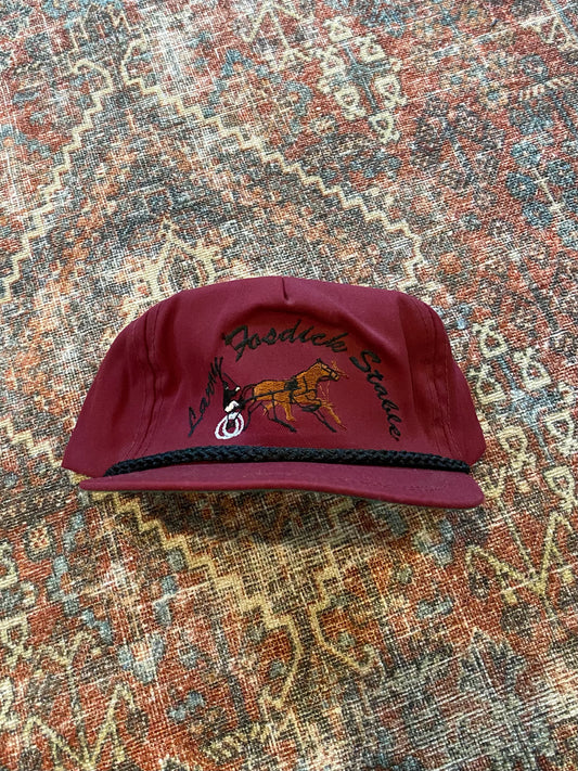 Vintage 90s Horse Stable Hat