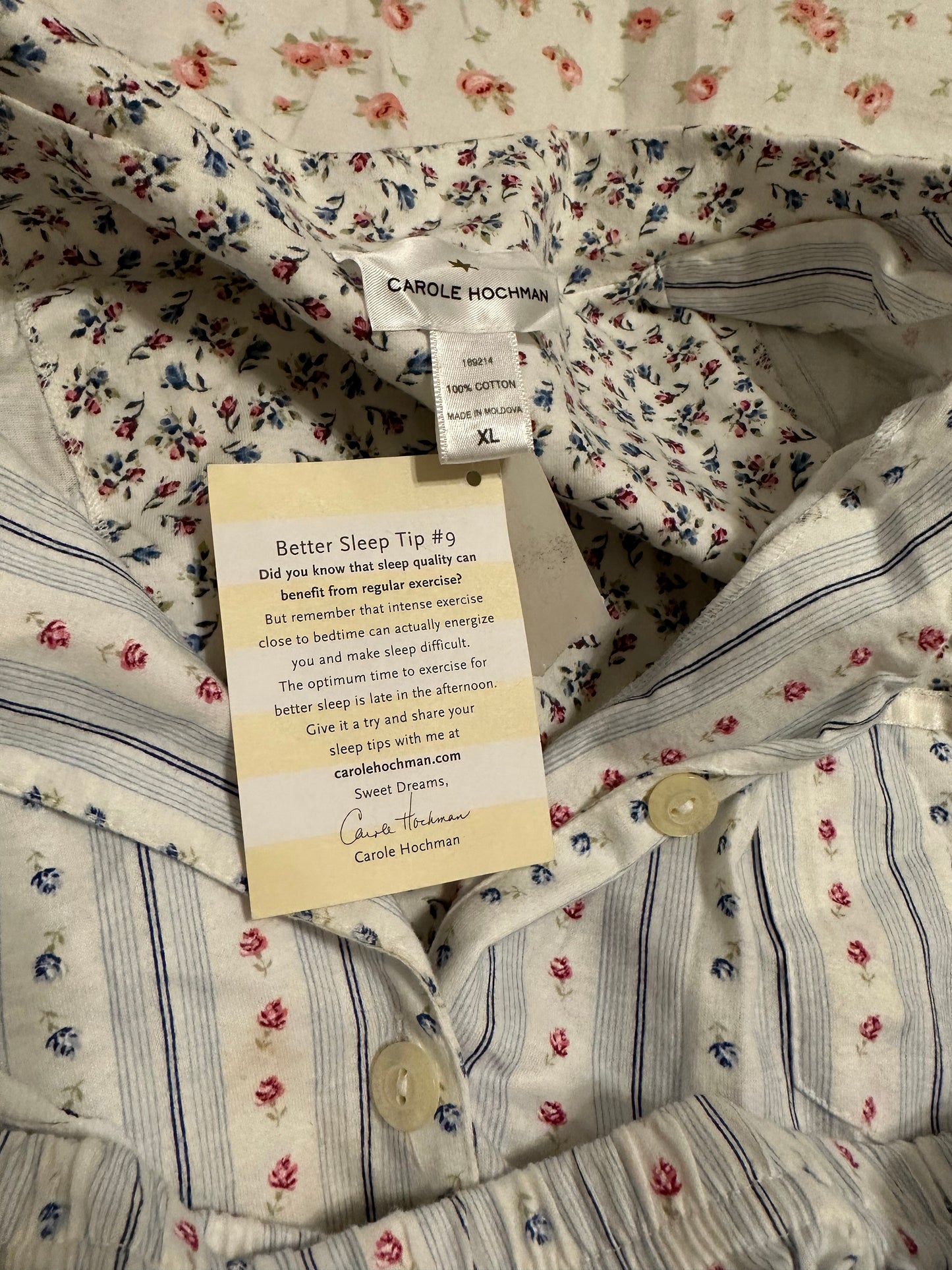 Carole Hochman Floral Pj Set (NWT)