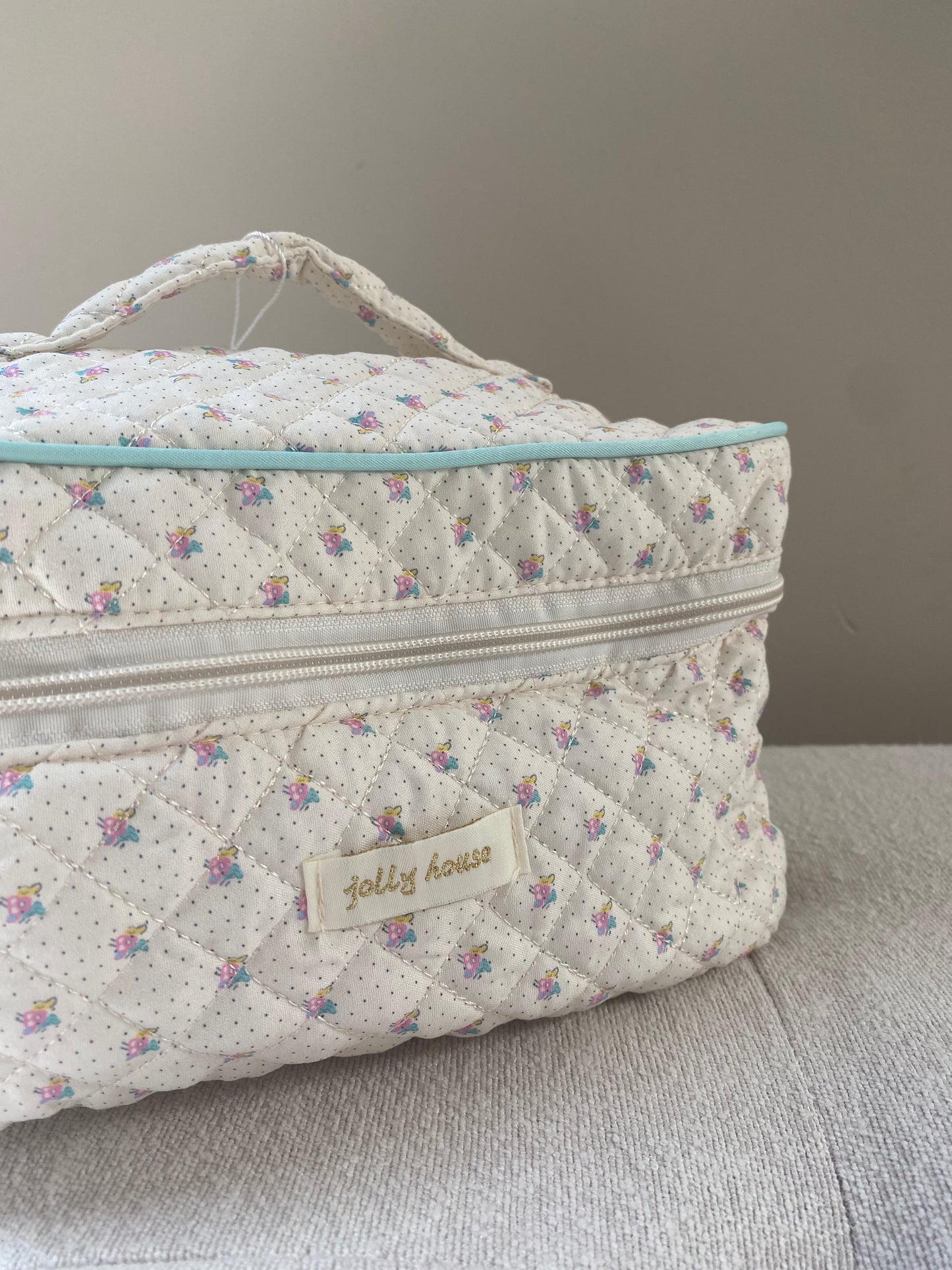 Jolly House Quilted Floral Toiletry Bag