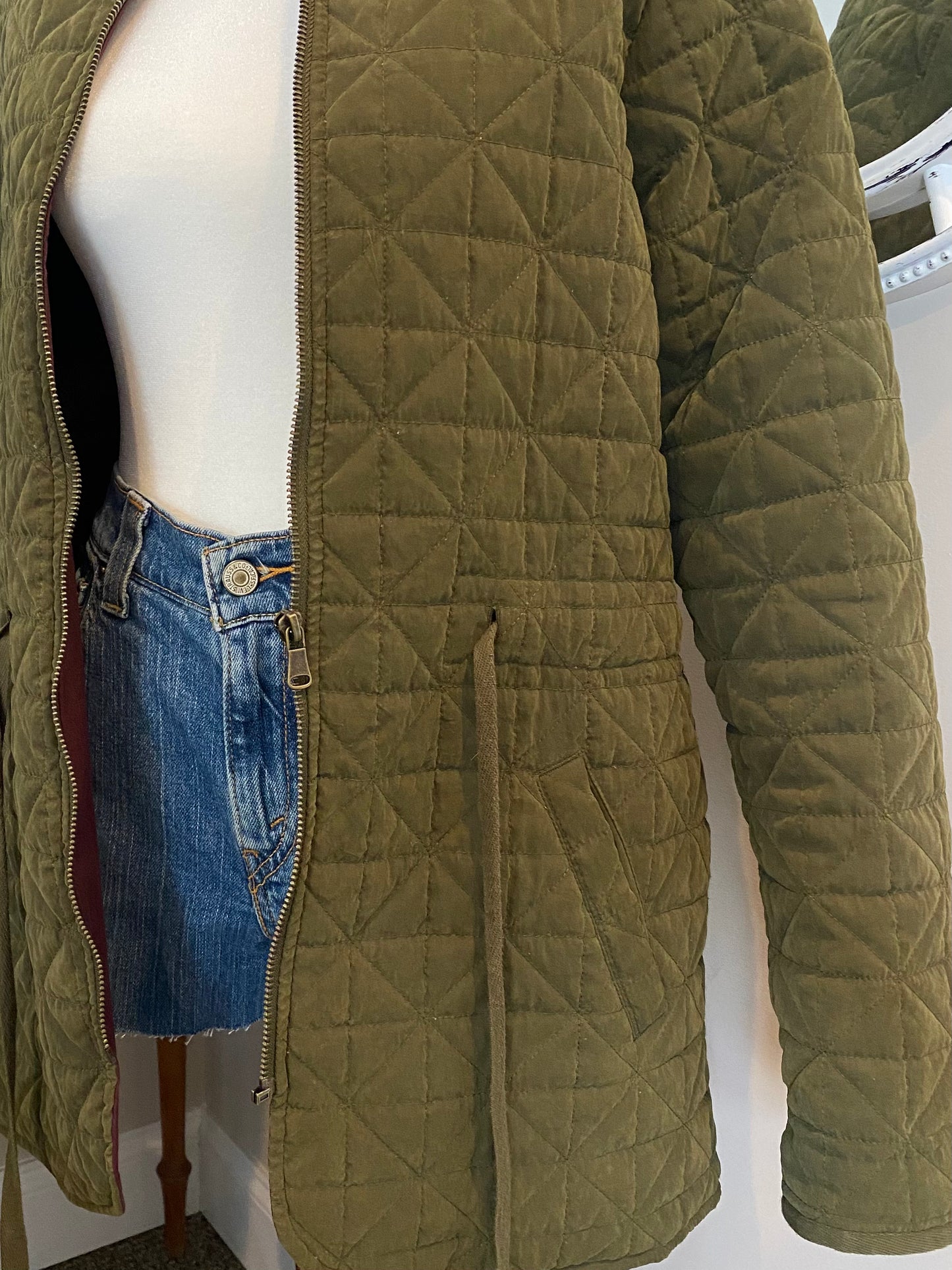 Green Quilted Jacket