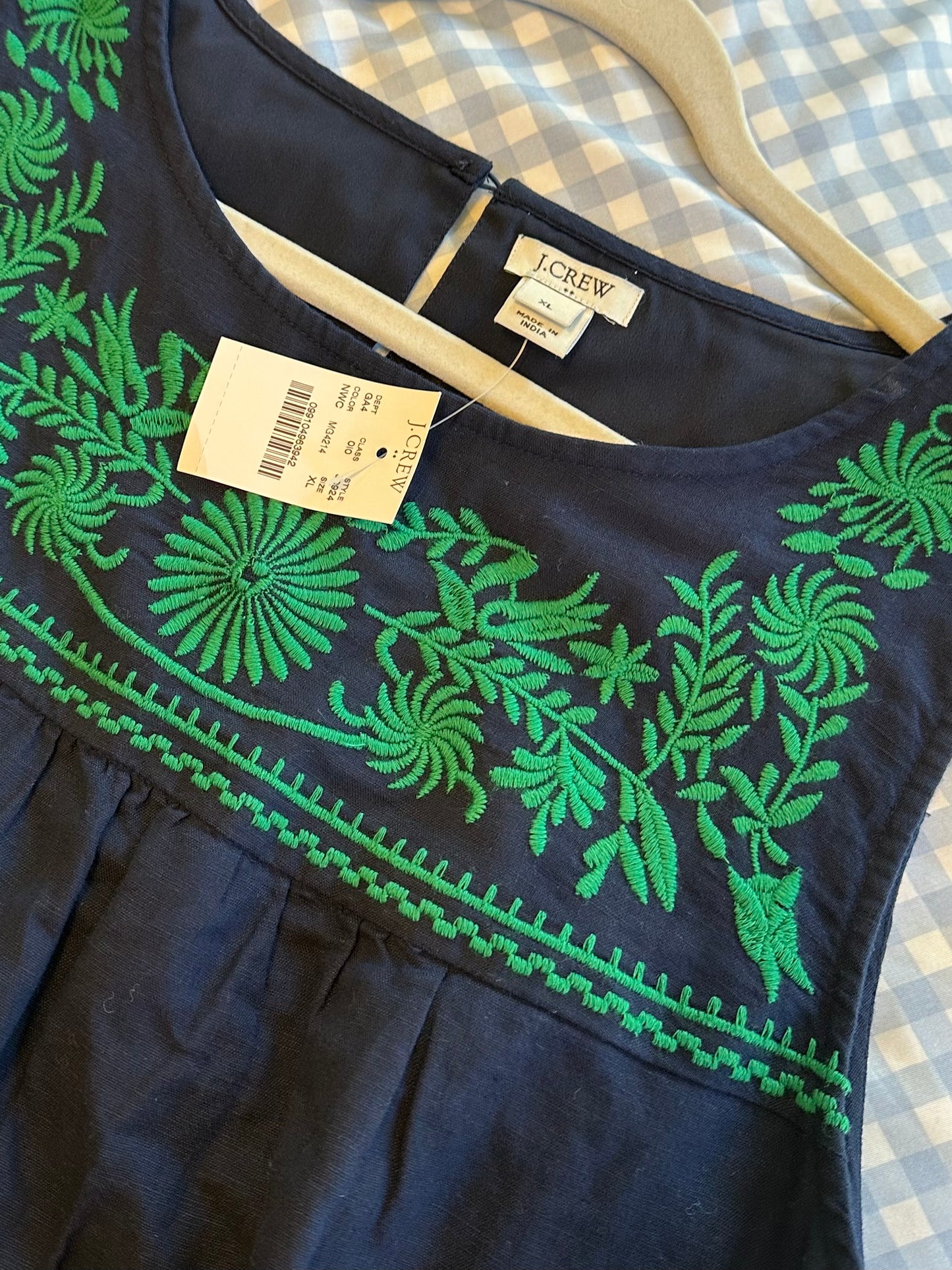 J.CREW Floral Embroidered Dress (NWT)