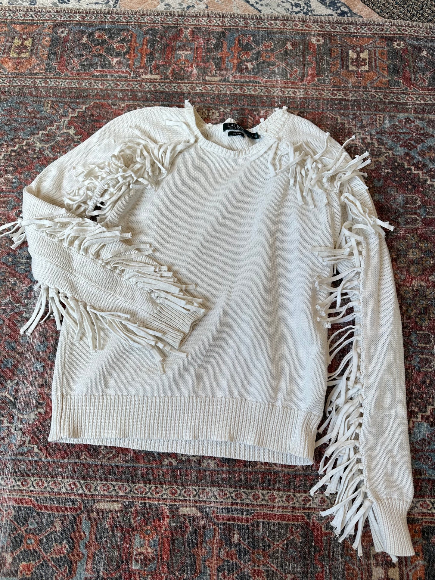 Ralph Lauren Fringe Sweater