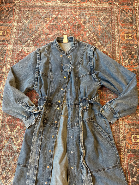 H&M Denim Trench Jacket