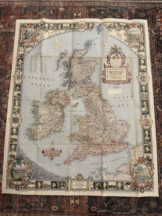 The British Isles Vintage Map