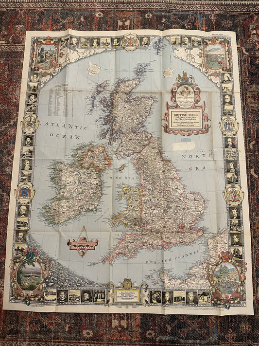 The British Isles Vintage Map