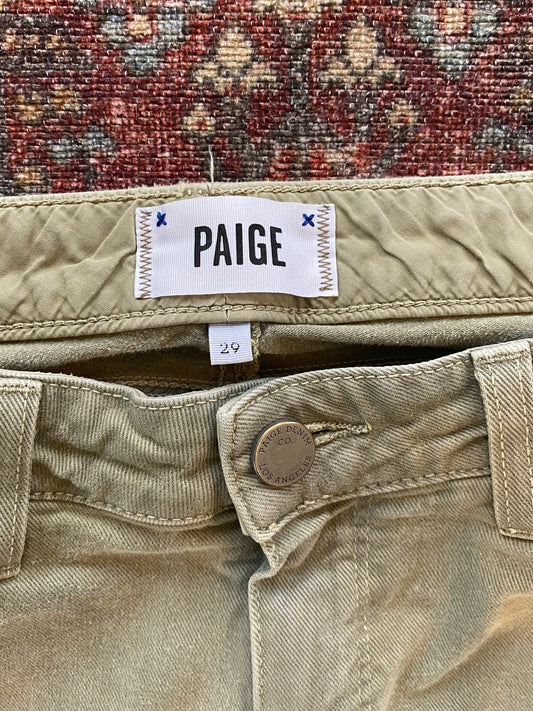 PAIGE Ankle Zip Pants